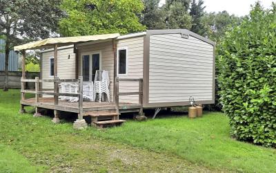 location mobil home Agora exterieur trois quart